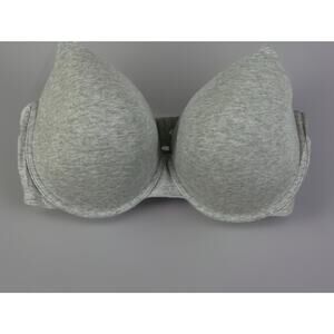 Fruit of the Loom Gray Heather Padded Underwire T-Shirt Bra 40DDD FT797PK NWT